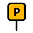 Home parking sign